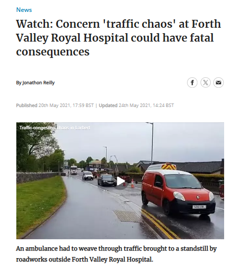 No health board puts accessibility ahead of safety even when you ‘get tae Larbert!’